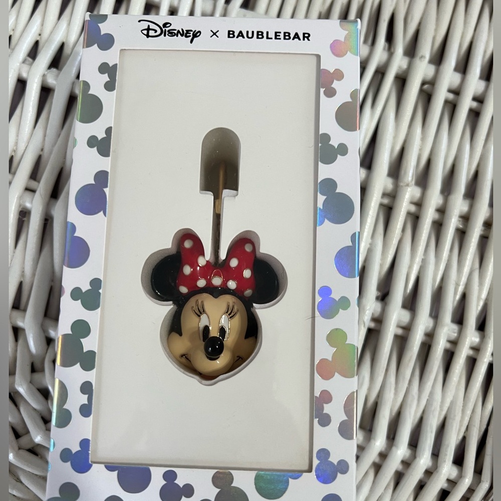 Disney x Baublebar Minnie Mouse keychain bag charm